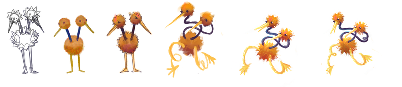 Illustration for article titled The Doofus Doduo! Pokemon One a Day!